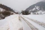De weg naar het dorpje Unterjoch, vanwaar we gekomen zijn.