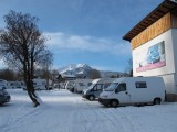 Op de camperplaats Geiger in Oberstdorf.