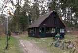 Blokhut van Scouting Nederland op Landgoed Eerde.