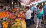 Op de Naschmarkt.