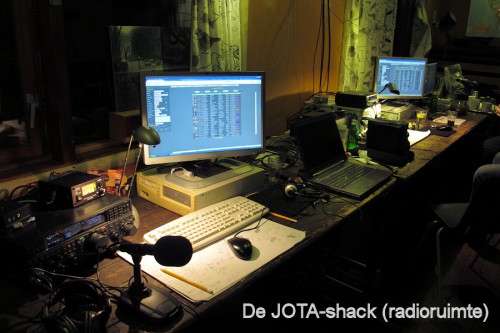 De shack (radioruimte).