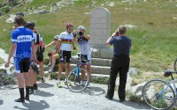 Bovenop de Col de Cayolle.