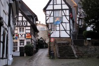 De altstadt (het historisch centrum) van het stadje Kettwig.