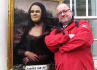 Met "Moaring Lisa" op de foto...