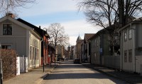 Zomaar een straatje in het centrum van Kristinehamn.