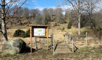 Onderweg door het natuurgebied Berg, Öglunda, Varnhem. 