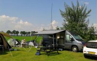 Op de camping in Ommen.