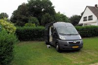 Camperplaats in het dorpje Weeze (Duitsland)