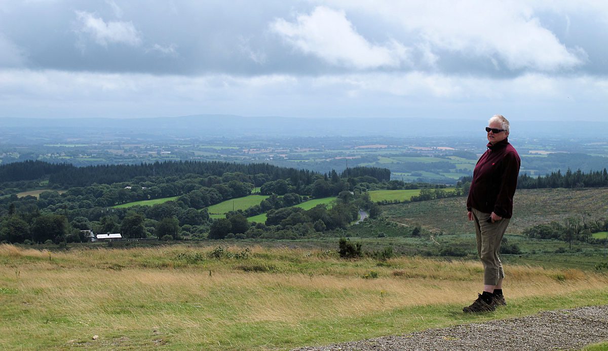 On top of the world! En toch nog geen 400m boven zeeniveau...