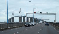 De brug over de Loire bij St. Nazaire.