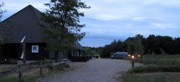 Landgoed Blauwrijk bij avond...