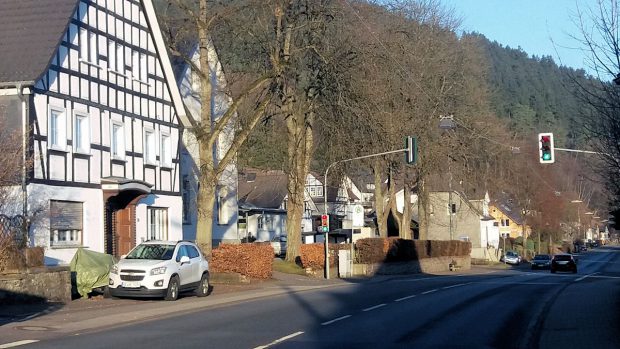 Onderweg naar Winterberg, de zon schijnt volop!