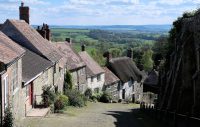 De Gold Hill in het dorpje Shaftesbury.