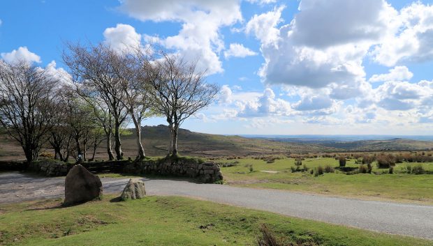 Een laatste blik over Dartmoor...