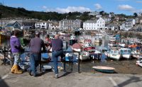 De haven van Mevagissy.