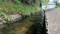 Water op weg naar de watermolen...