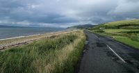 Arran, landschap langs de oostkust van het eiland.