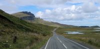 De kustroute en het vaak woeste en grillige landschap van Skye...