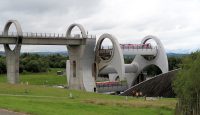 Het beroemde Falkirk Wheel.