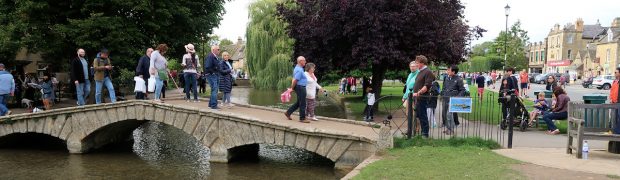 Beredruk in Bourton-on-the-Water...