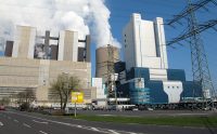 Eén van de vele bruinkool-gestookte elektriciteitscentrales van RWE.