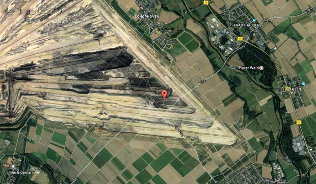 ... op de Google satellietfoto 2017 is Pier toch echt verdwenen!