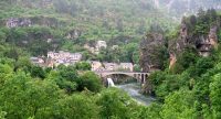 Door de Gorges du Tarn in de Franse Cevennes.