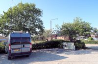 De camperplaats in Bronderslev.