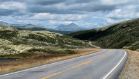 Onderweg op het eerste deel van de route, dóor Rondane.