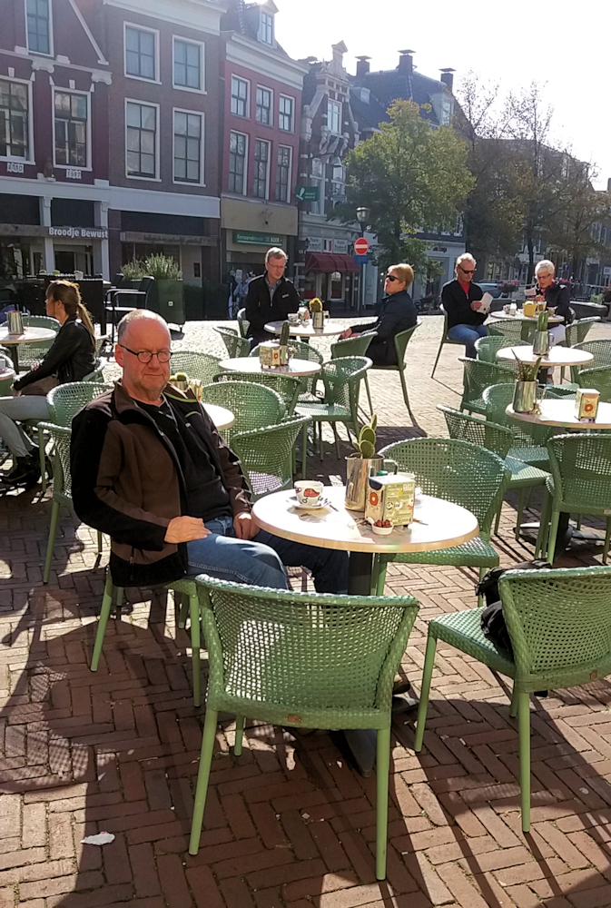 Het is nog mooi weer voor op het terras!