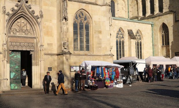 Markttentjes voor de Münstener Dom.