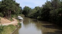 Idyllisch plaatje langs het Canal du Midi nabij de sluizen.