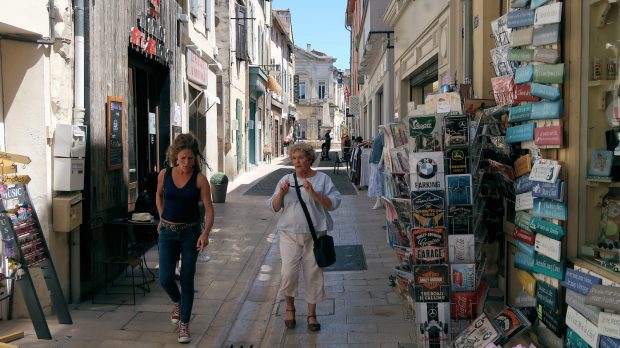 Middeleeuwse straatjes in Saint Rémy.