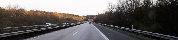 Mooi weer en relatief rustig op de Duitse autobahnen...