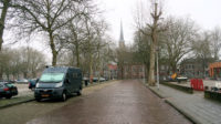 De camperplaats op de Turfmarkt in Zwolle. Een rustige plek...