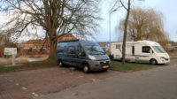 Op de camperplaats in Zutphen.