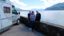 Femma, Lidy en Peter bij het Lac du Bourget.