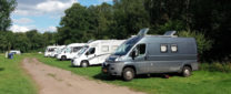 Opnieuw op de camperplaats Am Dreiländersee.