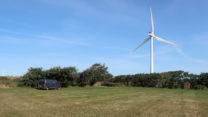 De dichtstbijzijnde windmolen.