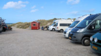 Een plekje gevonden bij Skagen Nordstrand.