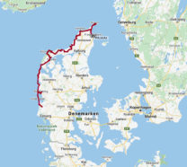 De afgelegde route in week 2.