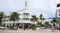 Prachtige jaren '30 panden langs de Ocean Drive in Miami Beach.