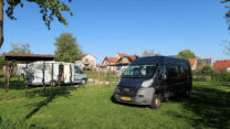 Camperplaats bij wijnboer Huppert.