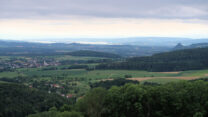 In de verte zien we nog de Bodensee...