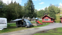 Op de camping in Røldal.