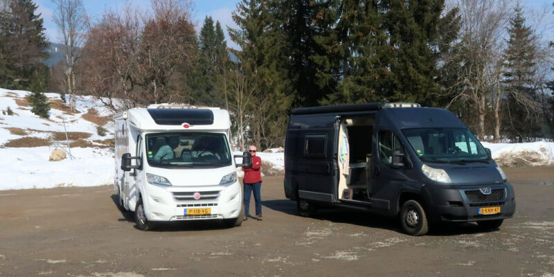 Onderweg in Oostenrijk, fotopauze. De lunch komt wat later.