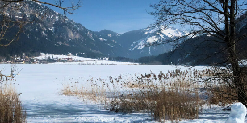 Het is nog winter in Oostenrijk, boven de 1000m.