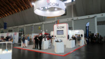 Niet te missen: de stand van Icom.