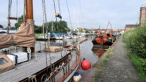 Het ochtendzonnetje aan de Oude Haven.