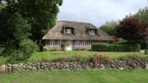 Een typische Deense "cottage" zoals je er zoveel ziet.